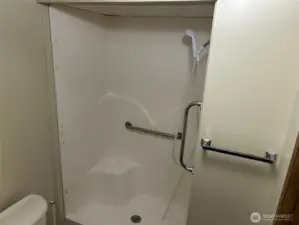 Standing Shower with seat