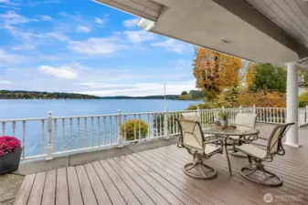 Another view of deck.