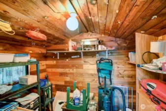 Electricity in the shed