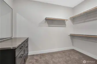 Primary closet