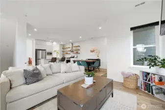 Open concept is great for entertaining groups large or small