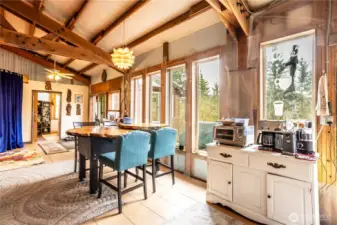 Sunny south-west facing windows