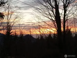 Another stunning sunset captured right from the property