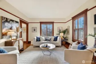 Upstairs was completely repainted.