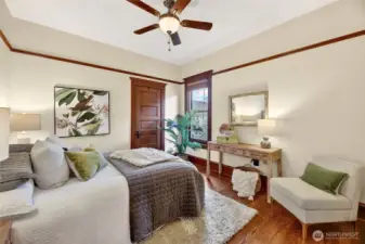 Two large bedrooms on the main floor.