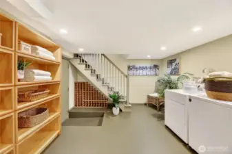 Freshly painted floor.