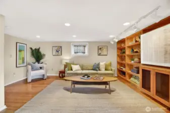 The basement was architect designed.