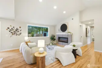 Large picture window letting all the light in