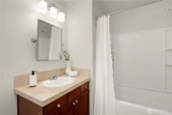 Hallway full bathroom.