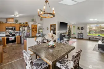 kitchen and dinning area