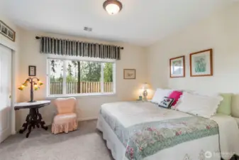 The third bedroom large and airy.