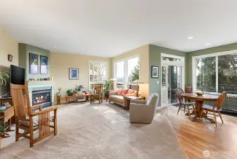 Open and airy, this enormous gathering space makes you want to settle in and stay awhile!