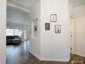 New luxury vinyl flooring and paint in 2021.