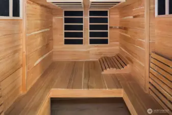 Sauna in basement apartment works well!