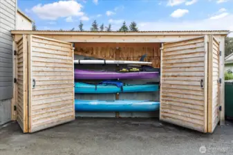 Custom Built storage for your water toys