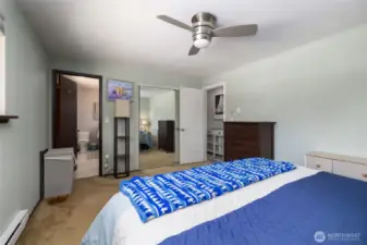 Primary Suite with 3/4 bath