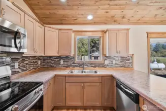 Natural Wood Soft Close  Cabs