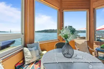 Living Room with Narrows Bridge View.