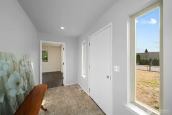 Front Foyer to North Side