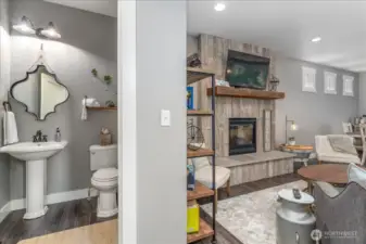 Upper Level Powder Room.