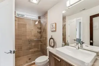 3/4 bath on main floor