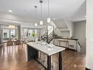 Beautiful Island at Kitchen