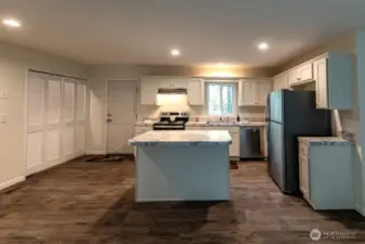 Kitchen with eating space
