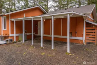 Back covered storage