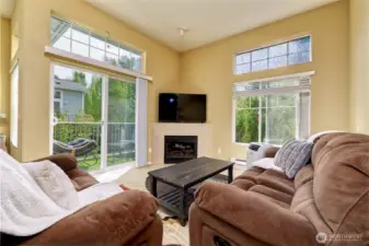 Tall ceilings and windows for a grand feel