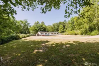 On almost 1 level acre!