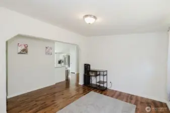 Large Dining room right by the kitchen