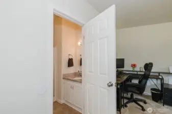 3/4 bath in the 3rd bedroom!
