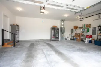 Extra large 3 car garage