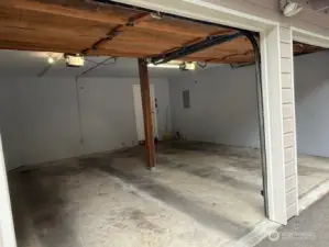 Much larger than today's garages...