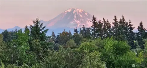 Mountain view from the upper deck.