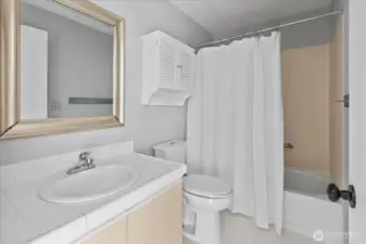Guest Bathroom adjacent to 2nd bedroom.
