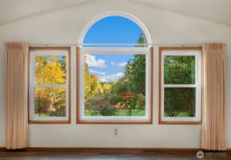 Mountain View from living room