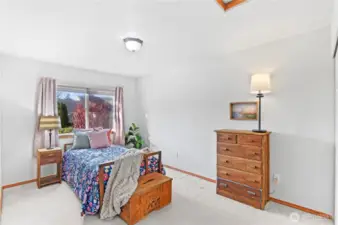 One of two large bedrooms.