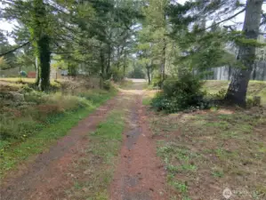 Standing in front of the lots looking back at U Street