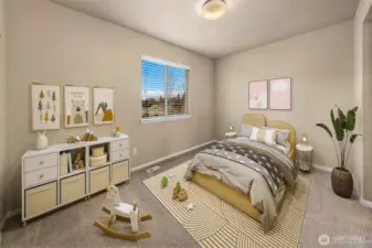 Second bedroom of the two upstairs bedrooms.