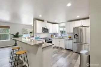 Beautifully updated kitchen