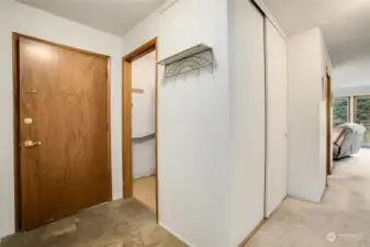 Entry with laundry room
