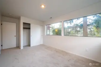 Lower bedroom 3 with filtered views to the west.