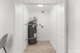 Separate laundry area