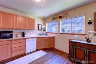 Large Kitchen Windows Bring The Outdoors In!