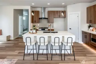 Kitchen with eating space