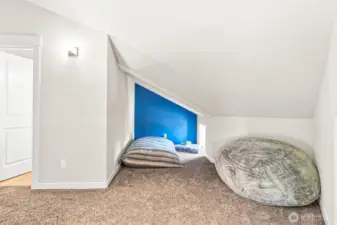 Loft off of the rec room on third level.