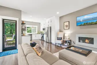 Open concept with seamless flow to the back deck & patio...perfect for entertaining!