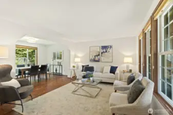 Hardwood floors and fresh interior paint make the whole space sparkle!