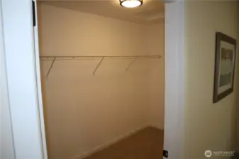 primary bedroom walk in closet